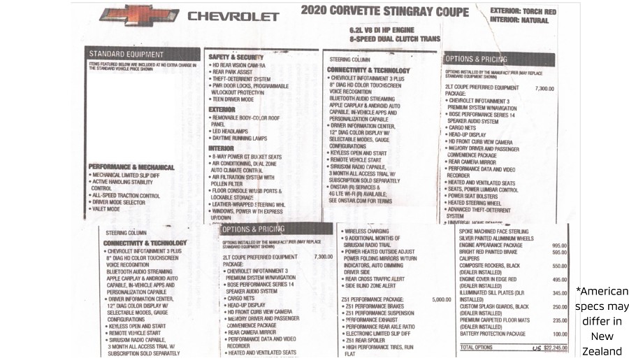 2020 Chevrolet Corvette 16